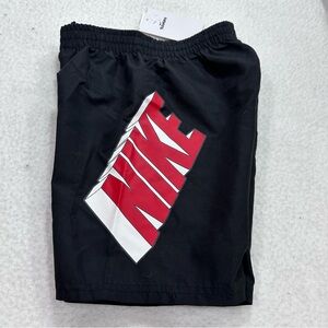 Boy’s Nike Black Swim Trunks